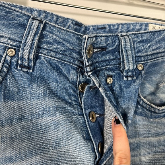 Diesel Men's Safado Button Fly Regular Slim-Straight Distressed Jeans 29x30 - Picture 4 of 8